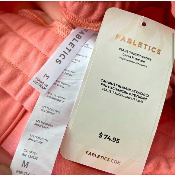 Fabletics flare wide leg sweat pants medium - Picture 7 of 10